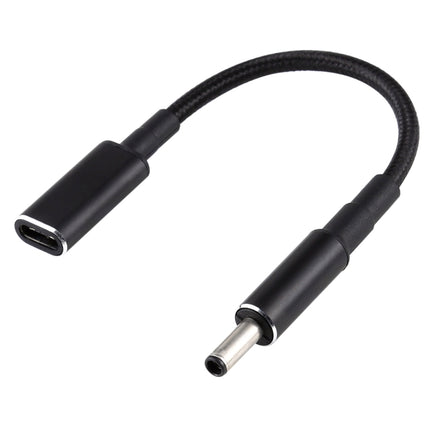 PD 100W 18.5-20V 4.5 x 0.6mm to USB-C / Type-C Adapter Nylon Braid Cable for Dell-garmade.com