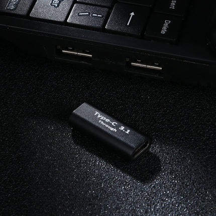Type-C / USB-C Female to Type-C / USB-C Female Aluminium Alloy Adapter-garmade.com