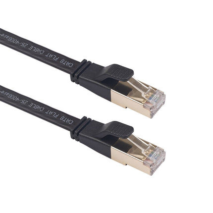 CAT8-2 Double Shielded CAT8 Flat Network LAN Cable, Length: 20m-garmade.com