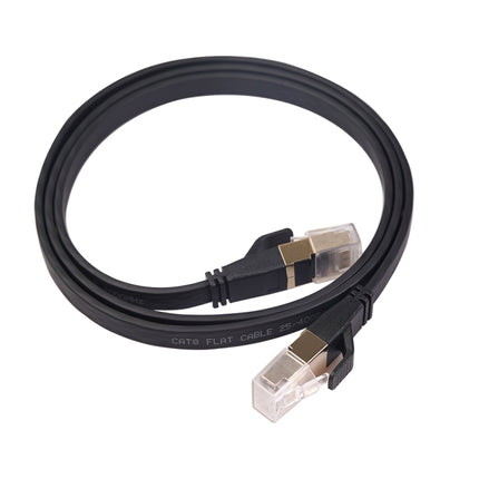 CAT8-2 Double Shielded CAT8 Flat Network LAN Cable, Length: 1m-garmade.com
