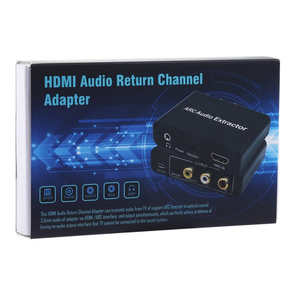 192KHz ARC Audio Extractor HDMI ARC to SPDIF + Coaxial + L/R Converter Audio Return Channel Adapter-garmade.com