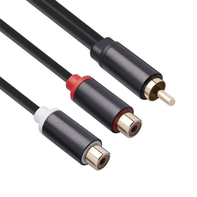 3686MFF-03 RCA Male to Dual RCA Female Audio Adapter Cable-garmade.com