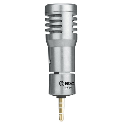 BOYA BY-P4 Omnidirectional Condenser Microphone for 3.5mm Interface Mobile Phones, Computers, Tablets-garmade.com