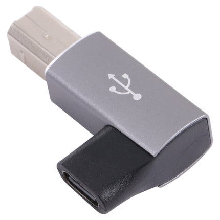 USB-C / Type C Female to USB 2.0 B MIDI Male Adapter for Electronic Instrument / Printer / Scanner / Piano (Grey)-garmade.com
