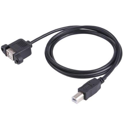 USB BM to BF Printer Extension Cable with Screw Hole, Length: 50cm-garmade.com