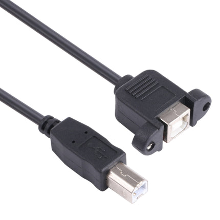 USB BM to BF Printer Extension Cable with Screw Hole, Length: 1.5m-garmade.com
