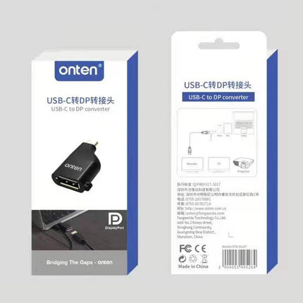 Onten 0T-9528T 4K 60Hz USB-C / Type-C to DP Adapter-garmade.com