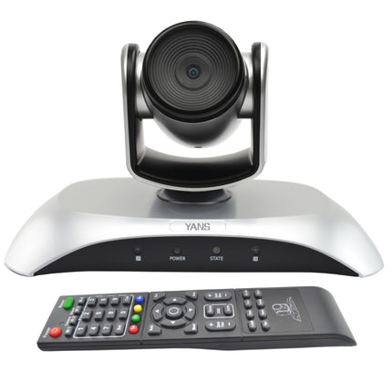 YANS YS-H10UH USB HD 1080P Wide-Angle Video Conference Camera with Remote Control(Silver)-garmade.com