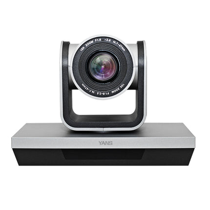YANS YS-H20U USB HD 1080P Wide-Angle Video Conference Camera with Remote Control, US Plug(Grey)-garmade.com