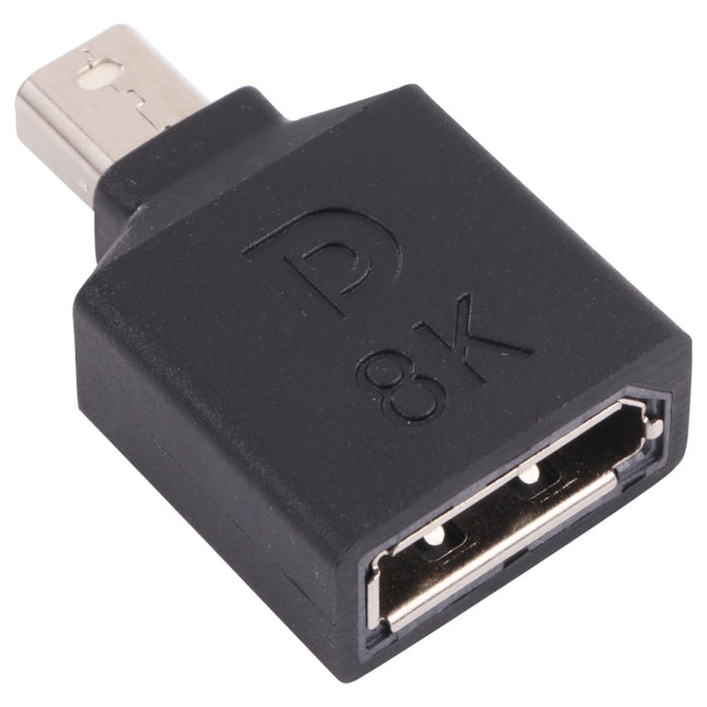8K Mini DisplayPort Male to DisplayPort Female Straight Adapter-garmade.com