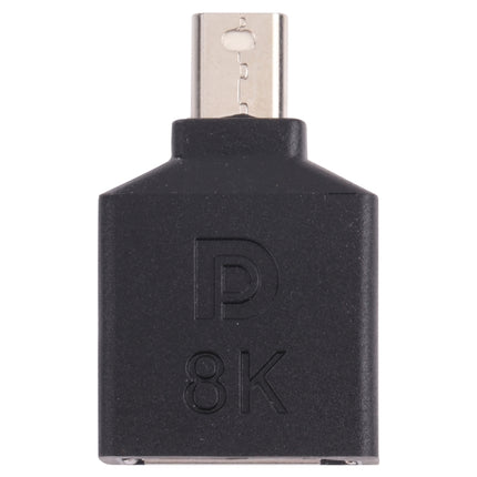 8K Mini DisplayPort Male to DisplayPort Female Straight Adapter-garmade.com