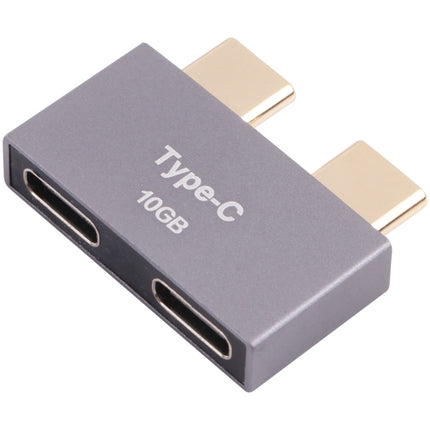 Double USB-C / Type-C Male to Double USB-C / Type-C Female Adapter-garmade.com