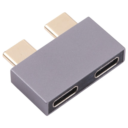 Double USB-C / Type-C Male to Double USB-C / Type-C Female Adapter-garmade.com