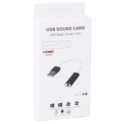 HIFI Magic Voice 7.1CH USB Sound Card (Black)-garmade.com