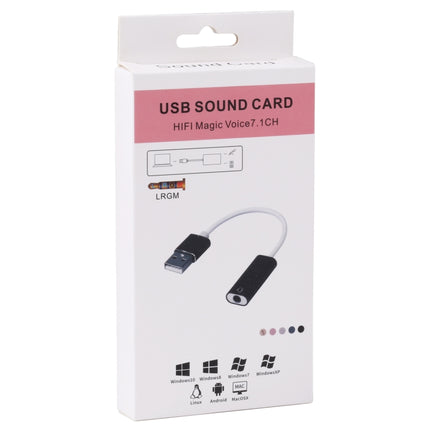 HIFI Magic Voice 7.1CH USB Sound Card (Gold)-garmade.com