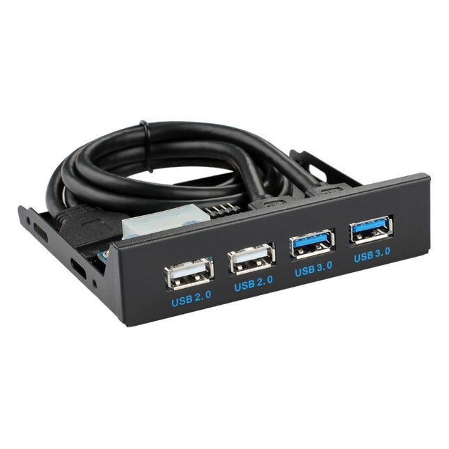 0.6M 2+2 Ports USB 3.0 Front Panel Data Hub-garmade.com