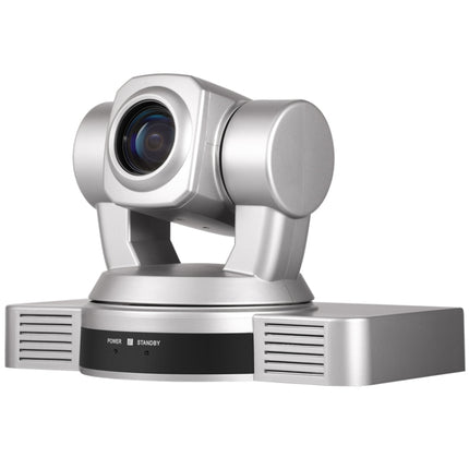 YANS YS-H810DSY 1080P HD 10X Zoom Lens Video Conference Camera with Remote Control, US Plug (Silver)-garmade.com