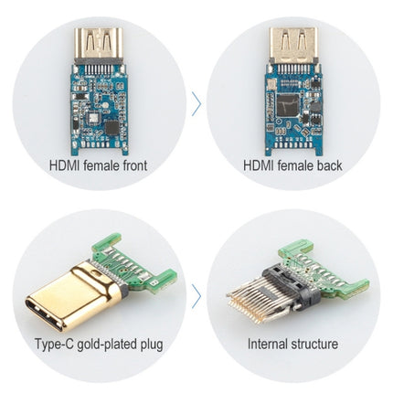 4K 60Hz USB-C / Type-C Male to HDMI Female Adapter Cable-garmade.com