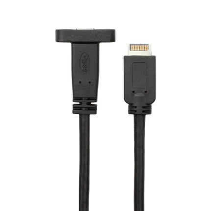 USB 3.1 Type-E to USB-C / Type-C Back Baffle Cable-garmade.com