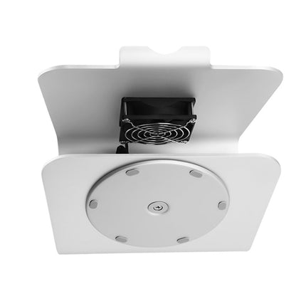 SOPI ZJ-001 Rotation Style Aluminum Cooling Stand with Cool Fan (Silver)-garmade.com