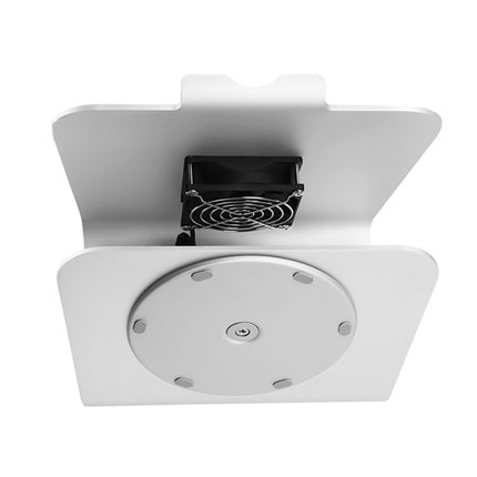 SOPI ZJ-001 Rotation Style Aluminum Cooling Stand with Cool Fan (Silver)-garmade.com