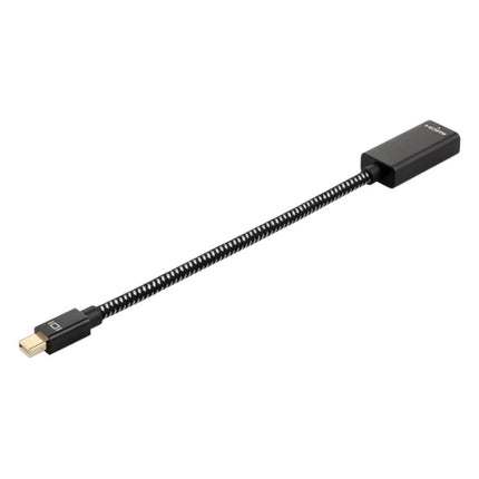 Mini DP to 1080P HD HDMI PP Yarn Woven Net Adapter Cable (Black)-garmade.com