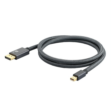 Mini&#160;DP Male to 8K DisplayPort 1.4 Male HD Braided Adapter Cable, Cable Length: 2m-garmade.com