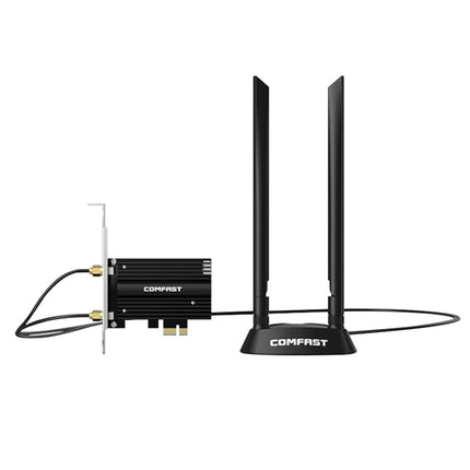 COMFAST CF-AX180 PLUS 1800Mbps PCI-E Bluetooth 5.2 Dual Frequency Gaming WiFi 6 Wireless Network Card with Heat Sink-garmade.com