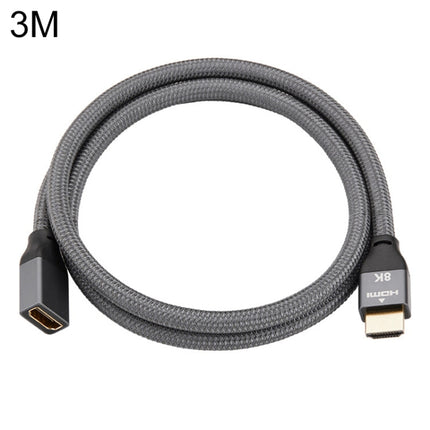 HDMI 8K 60Hz Male to Female Cable Support 3D Video, Cable Length: 3m-garmade.com