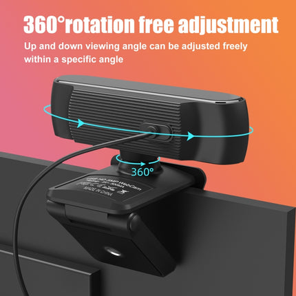 HA501 USB 5M 2.5K Rotate 360 &#8203;&#8203;Degrees Auto-focus Camera With Microphone-garmade.com
