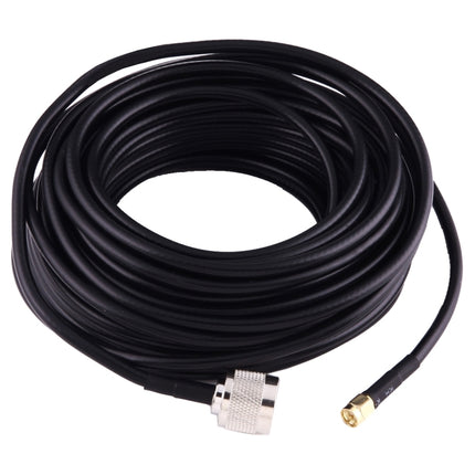15m RP-SMA Male to N Male Antenna Pigtail Cable Extension Coax RF Jumper Cable-garmade.com