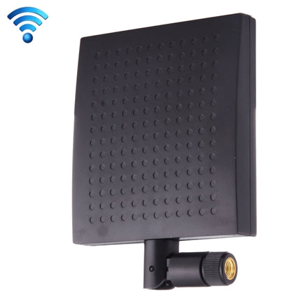 12dBi SMA Male Connector 2.4GHz Panel WiFi Antenna(Black)-garmade.com