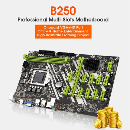ETH-B250 2 x DDR4 Professional Multi-slots Motherboard-garmade.com