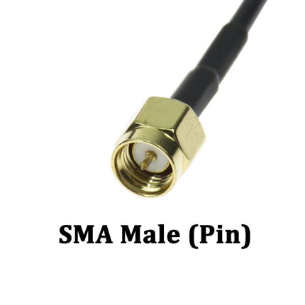7dBi SMA Male Connector High Gain 4G LTE CPRS GSM 2.4G WCDMA 3G Antenna Network Reception Adapter-garmade.com