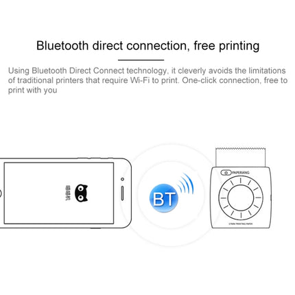 PAPERANG P2 Portable Bluetooth Printer Thermal Photo Phone Wireless Connection Printer-garmade.com