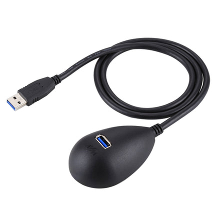 AVM USB 3.0 Male to Female Extension Data Sync Power Charge Cable Desktop Base Dock Holder, Cable Length: 80cm-garmade.com