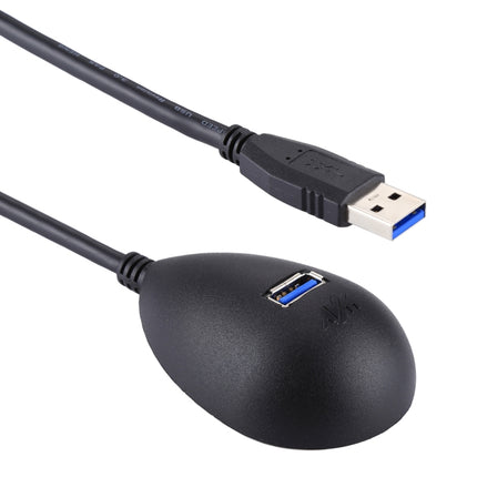 AVM USB 3.0 Male to Female Extension Data Sync Power Charge Cable Desktop Base Dock Holder, Cable Length: 80cm-garmade.com