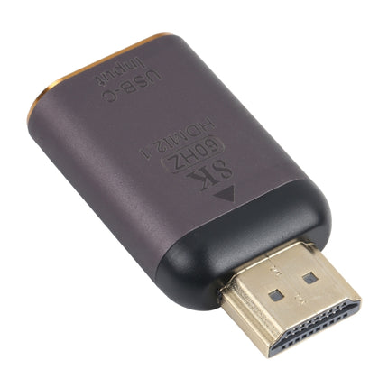8K 60Hz USB-C / Type-C Female to HDMI Male Adapter-garmade.com