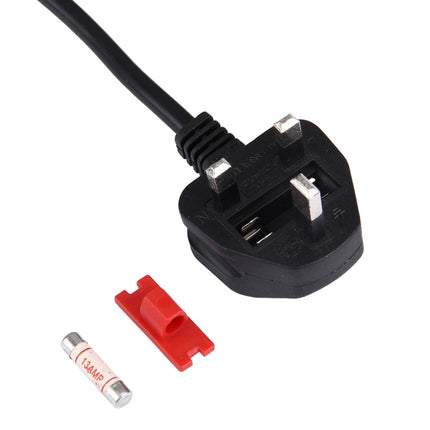BS-1363/A LP-60L UK Plug to C13 Power Cable with Fuse for PC & Printers & Scanner, Length: 3m-garmade.com
