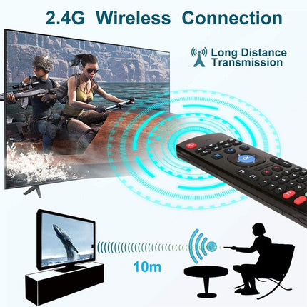 MX3 Voice Version 2.4GHz Fly Air Mouse Wireless Keyboard Remote Control with Gyroscope-garmade.com