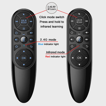 Q6 Standard Version 2.4G Wireless Air Mouse Voice Remote Control-garmade.com
