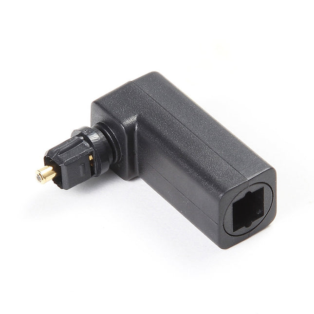 EMK 360 Degree Male to Female Conversion Head Optical Fiber Adapter Audio Adapter-garmade.com