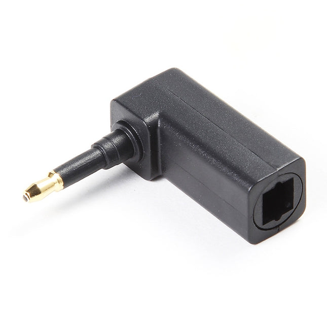 EMK 90 Degree Male to Female Conversion Head Optical Fiber Adapter Audio Adapter-garmade.com