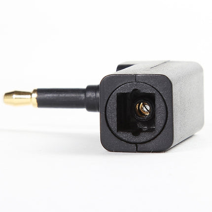 EMK 90 Degree Male to Female Conversion Head Optical Fiber Adapter Audio Adapter-garmade.com