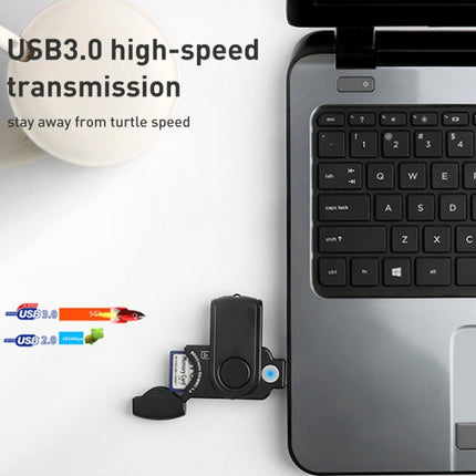 Rocketek CR3 USB3.0 2 in 1 SD / TF Card Reader-garmade.com