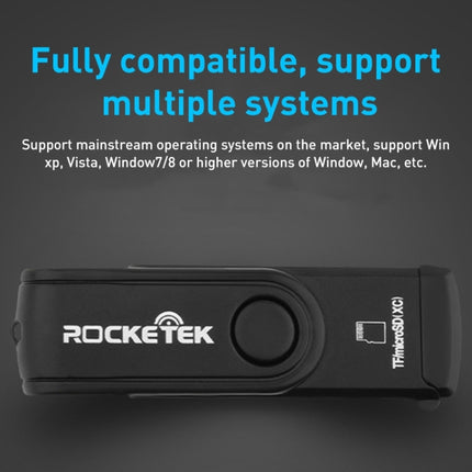 Rocketek CR5 USB3.0 Multi-function SD / TF Card Reader-garmade.com