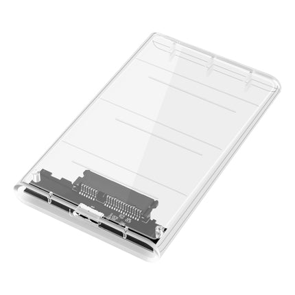 SATA3 to USB Mobile Hard Disk Box Hard Drive Enclosure(Transparent)-garmade.com