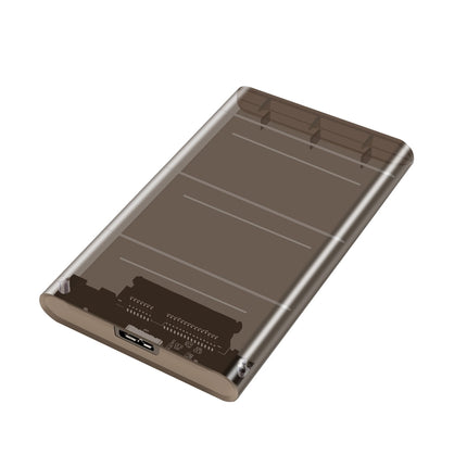 SATA3 to USB Mobile Hard Disk Box Hard Drive Enclosure(Dark Brown)-garmade.com