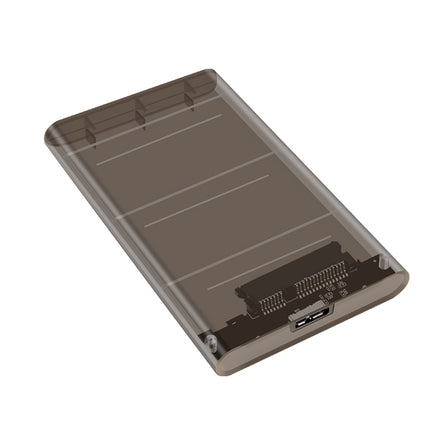 SATA3 to USB Mobile Hard Disk Box Hard Drive Enclosure(Dark Brown)-garmade.com