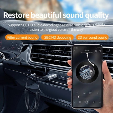 Y1 Pro 3.5mm Car Bluetooth Receiver BT5.3 Adapter-garmade.com